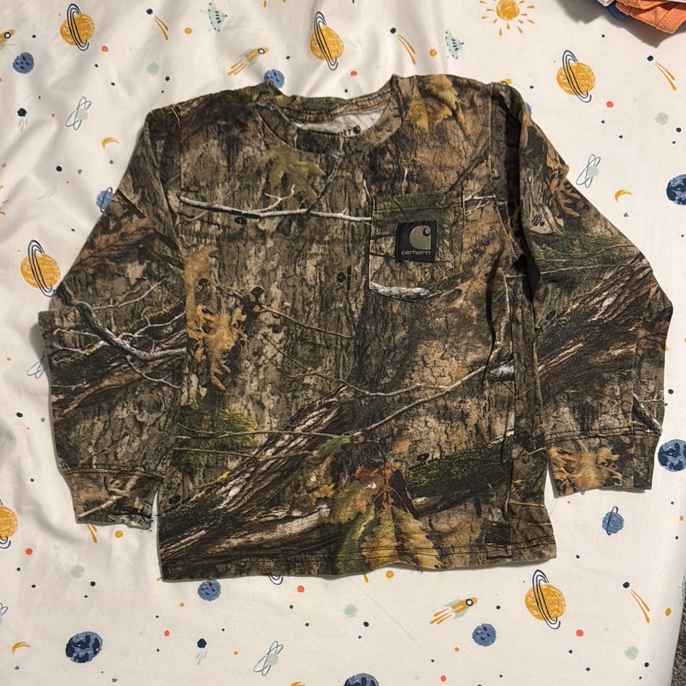 Carhartt Kids Camouflage Long Sleeve Shirt